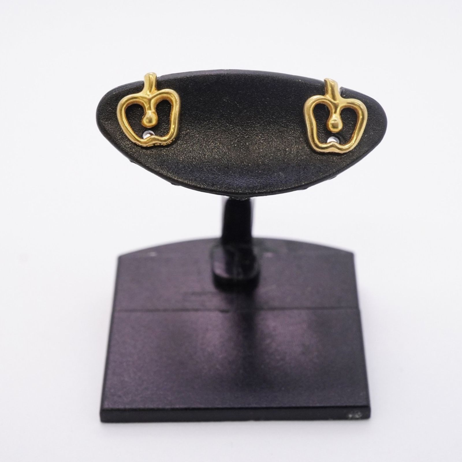 ティファニー Tiffany ティファニー ピアス アップル 18KYG イエローゴールドレディース