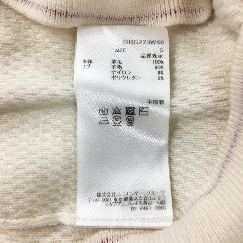 超 ブリーフィング タートルネックセーター 白 無地 地模様 ニット レディース S ゴルフウェア BRIEFING WHITEMONARCHHOTEL_COM