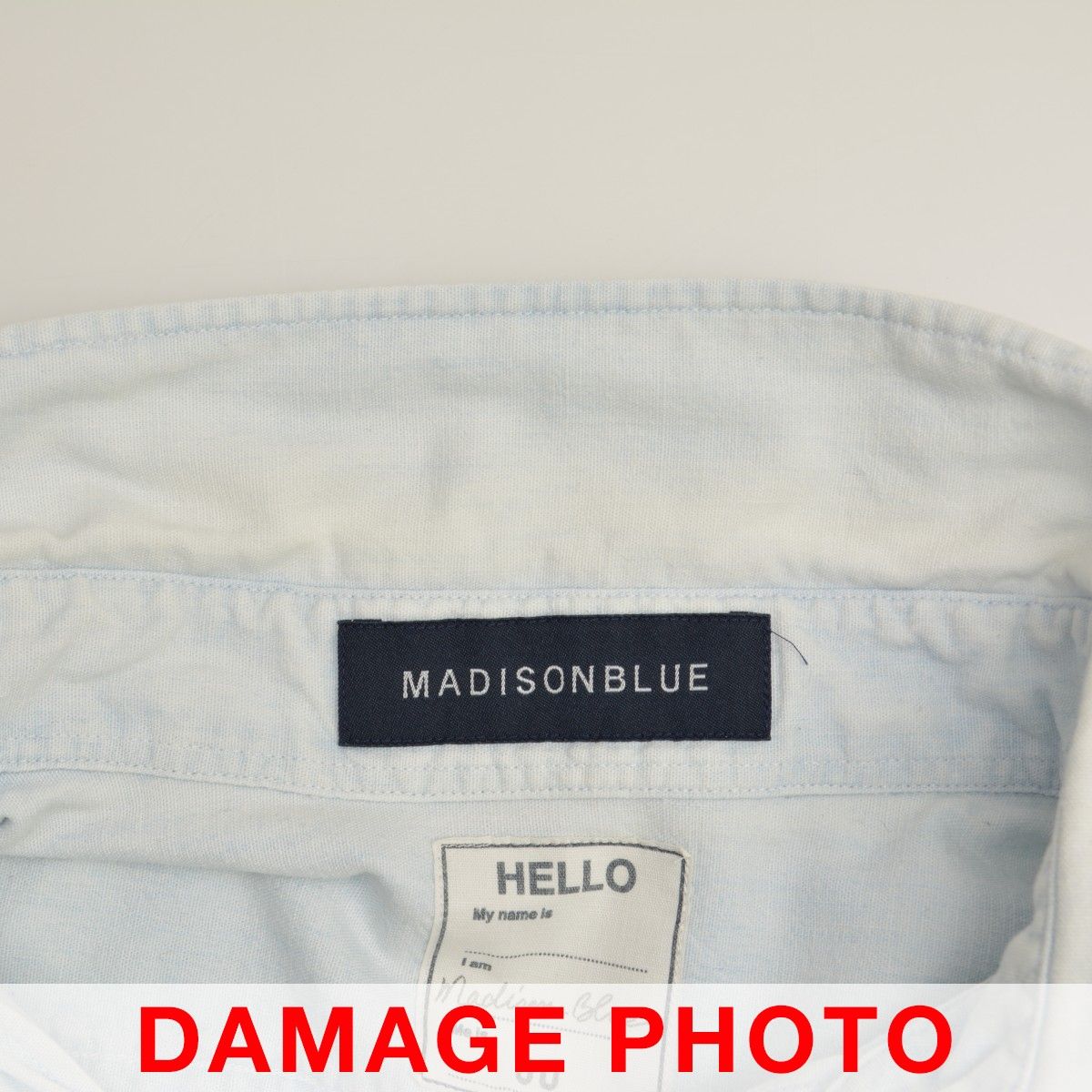 MADISON BLUE / マディソンブルー MB204-5030 MADAME WORK SH CHAMBRAY(VW) 長袖シャツ MADISONBLUE】MB204-5030 MADAME WORK SH CHAMBRAY(VW)長袖