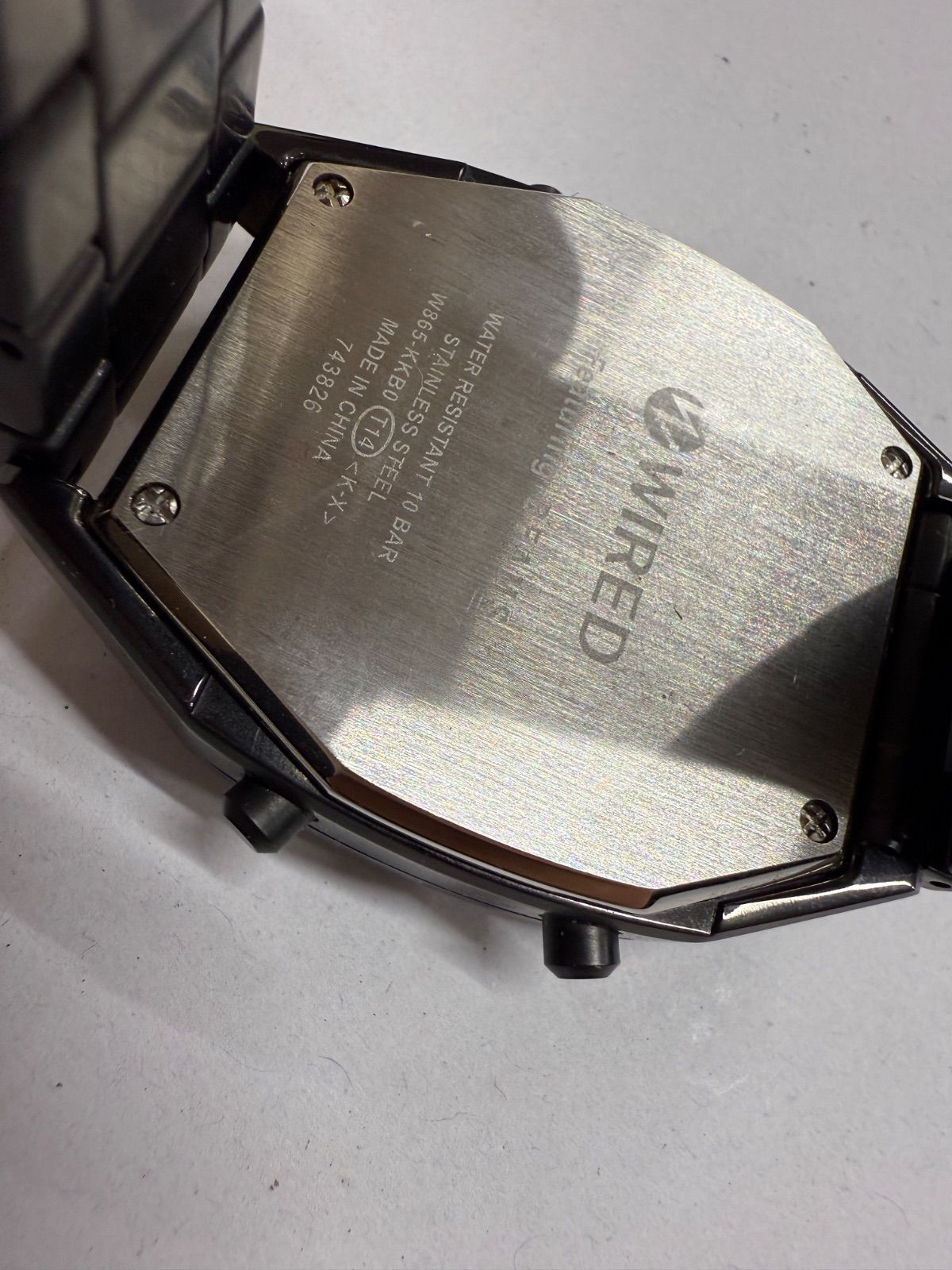 WIRED BEAMSコラボ W865 限定版 デジタル 腕時計 WIRED BEAMSコラボ W865 限定版 デジタル 腕時計