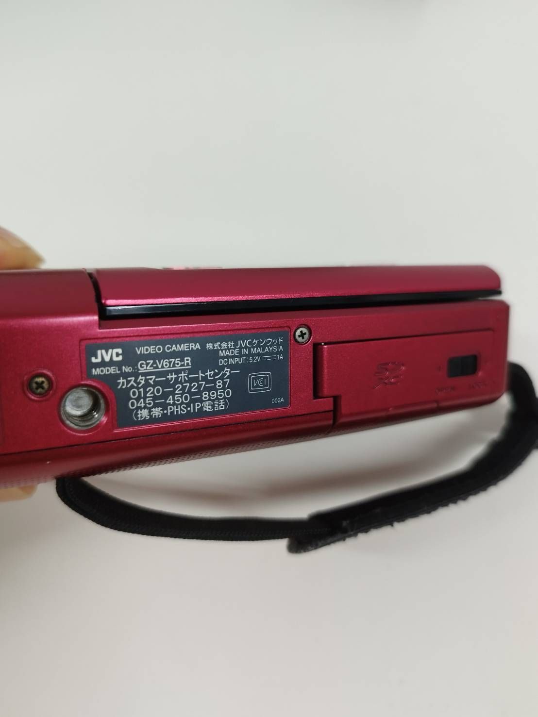 JVC ケンウッド F1.2 GZ-V675-R ビデオカメラ - メルカリ