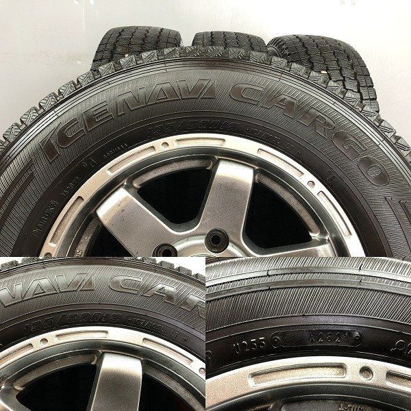 GY ICENAVI CARGO 195 80R15 107 105L LT スタッドレス MAD CROSS 15インチ 6J6HPCD139.7 33 21年製 バリ溝 200系ハイエース STL004 USTAUSTRALIA_COM_AU