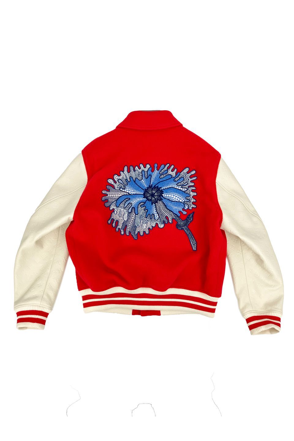 Louis Vuitton LV x YK Psychedelic flower embroidered varsity ...
