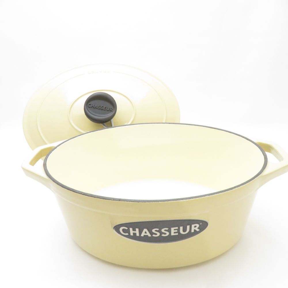 CHASSEUR シャスール オーバルキャセロール 鍋 25cm SM1022P 未使用 CHASSEUR シャスール オーバルキャセロール 25cm 両手鍋