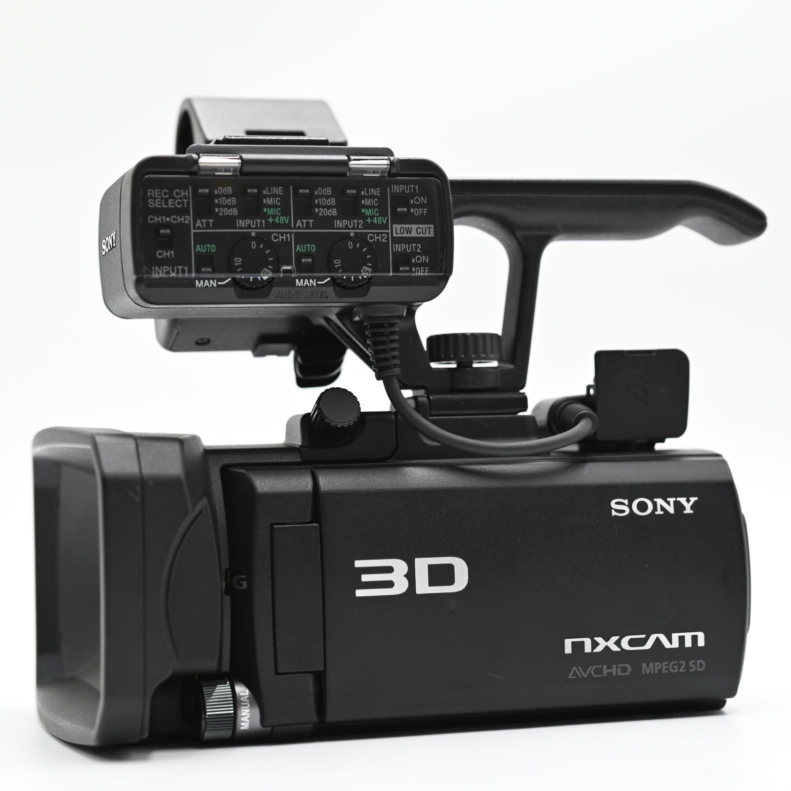 超希少 業務用3Dカメラ　SONY NX3D1J 極上品】SONY HXR-NX3D1J NXCAM 3Dカムコーダー #837 - メルカリ