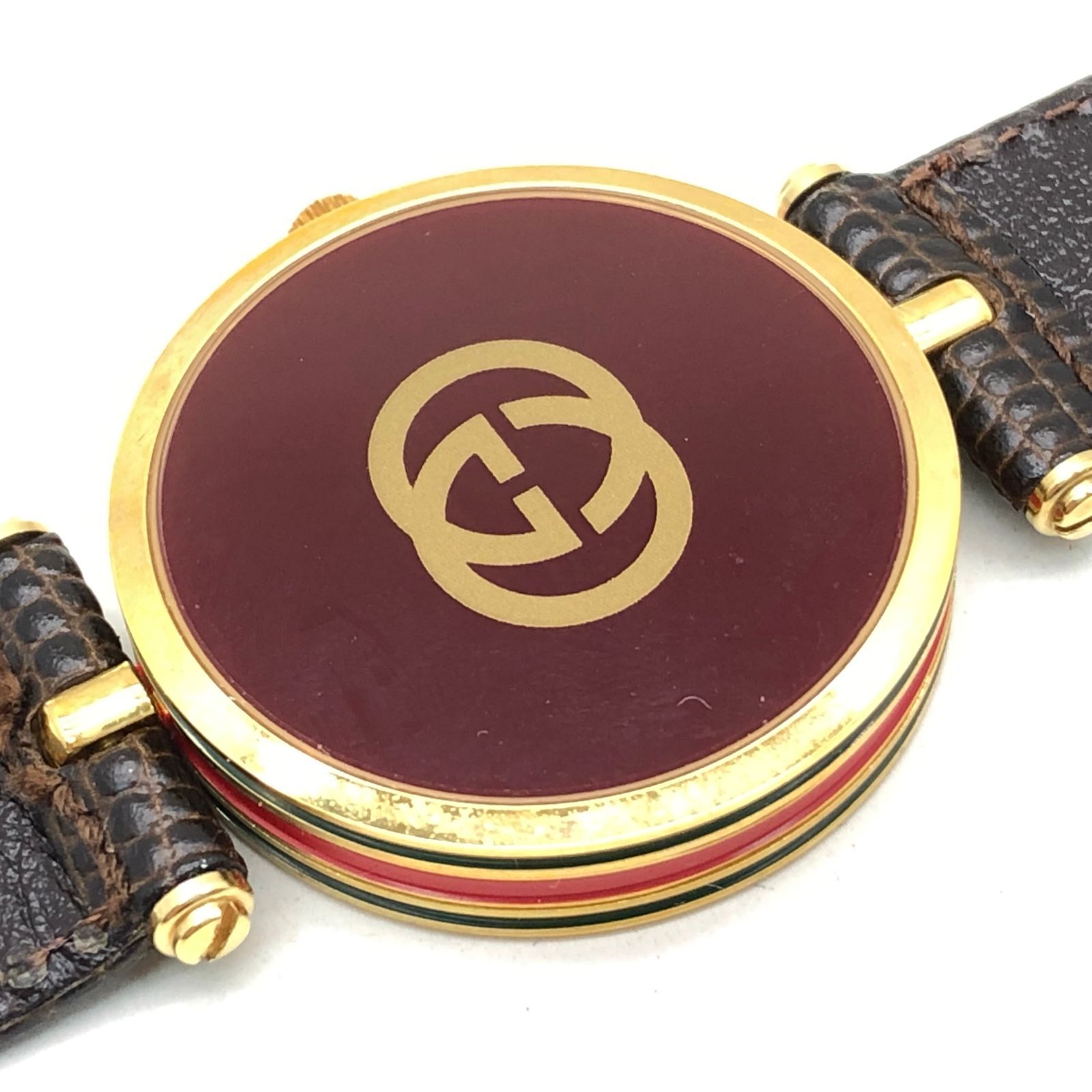 GUCCI グッチ シェリーライン 腕時計 アイボリー文字盤 稼働品 5-716