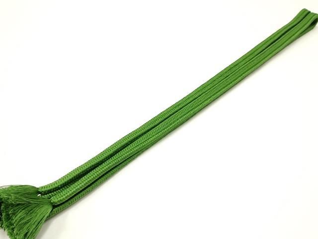 平和屋着物 上 有職組紐道明 帯締め 冠組 苔色 宮内庁御用 国立博物館御用 東京芸術大学御用 AABA9919ay