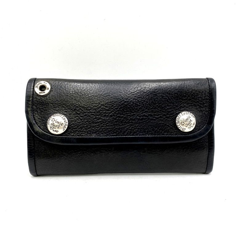 メンズ|レディース BILL WALL LEATHER ビルウォールレザー × CRIMIE クライミー LEATHER WALLET レザー ウォレット 長財布 200-250404-as-16-IZU