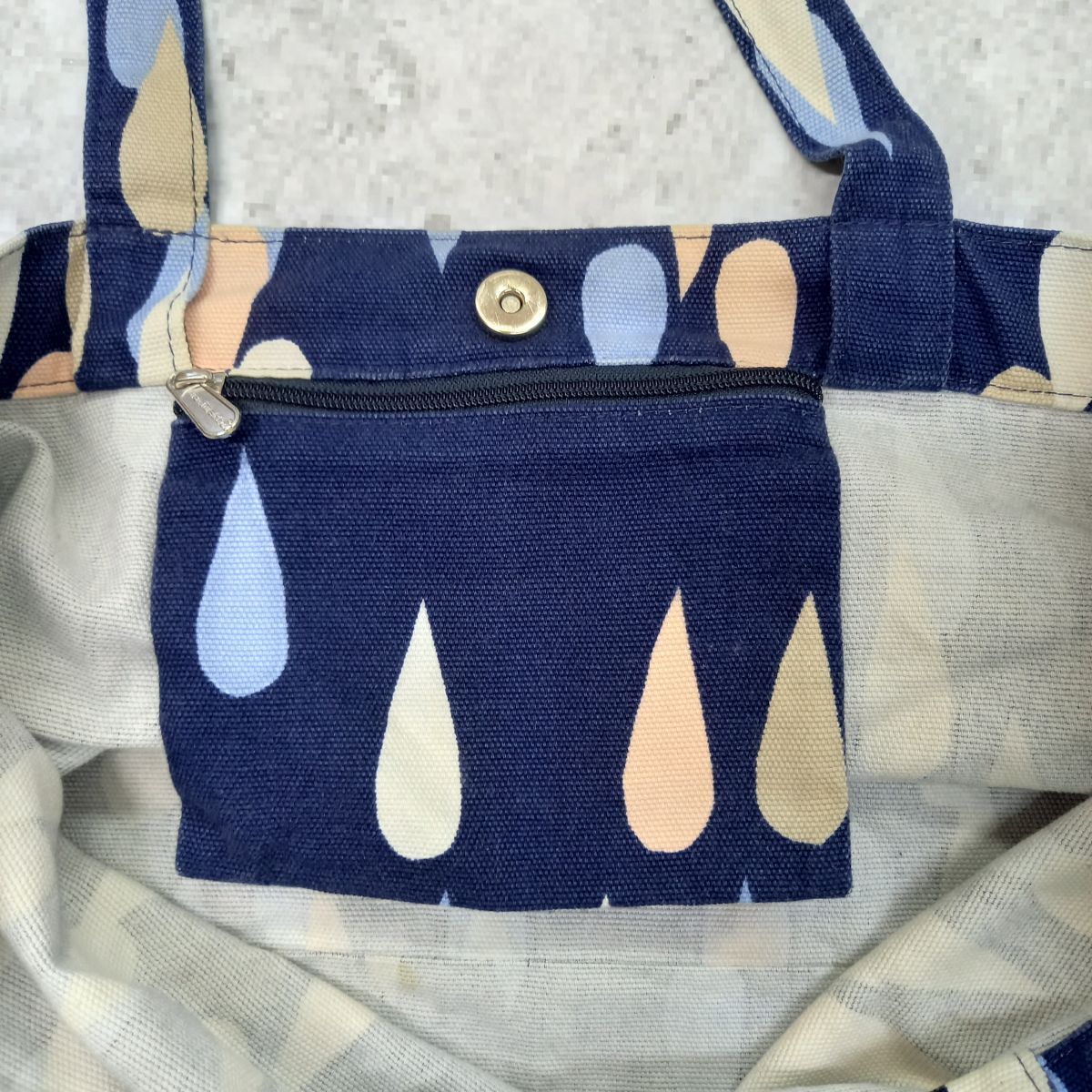 新品marimekkoマリメッコトートキャンパスネイビー marimekko 並行輸入品 マリメッコ トートバッグ レディース A4