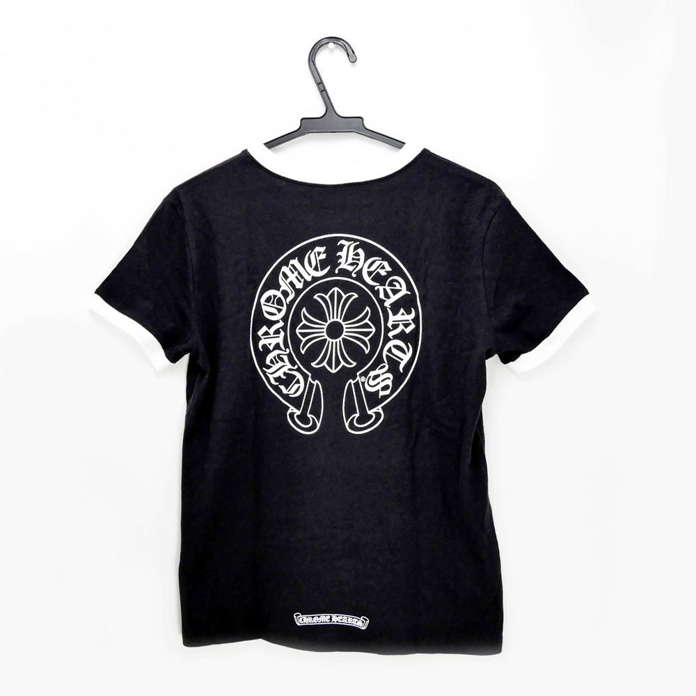 名東】クロムハーツ Tシャツ ホースシュー スクロール Mサイズ