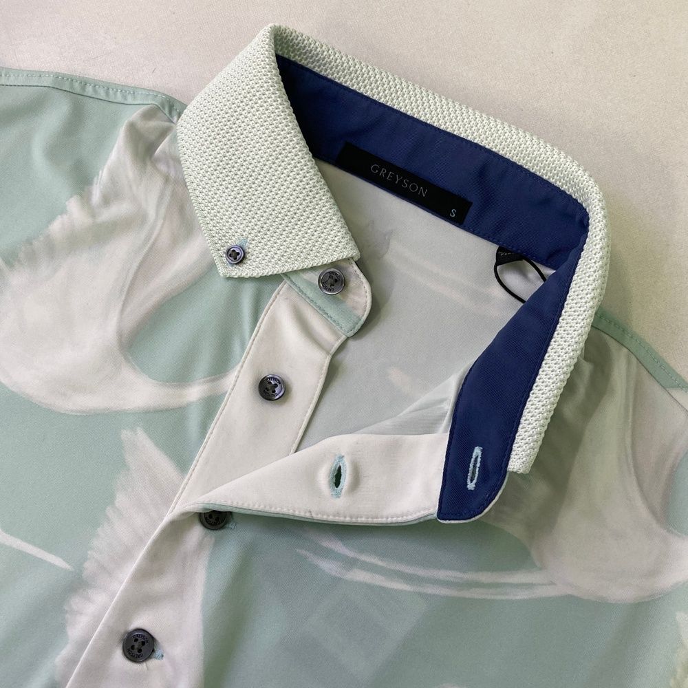 グレイソン　GREYSON ゴルフボタンダウン半袖シャツ グレイソン GREYSON ゴルフ半袖シャツ グレイソン GREYSON ゴルフ