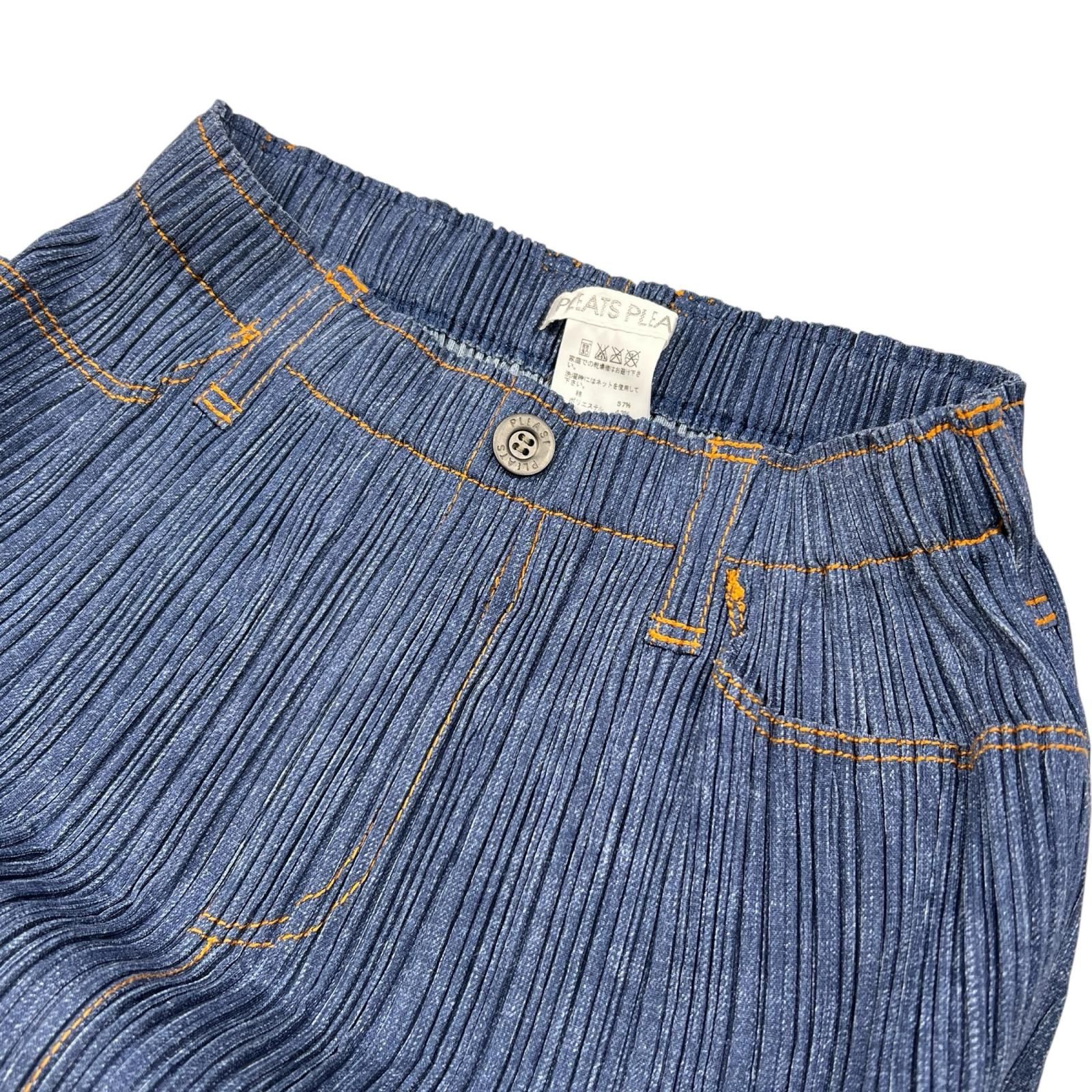 美品　PLEATS PLEASE プリーツプリーズ　レアプリント　カットソー　トップス　送料無料 稀少 PLEATS PLEASE プリーツプリーズ イッセイミヤケ ワンピース 極美