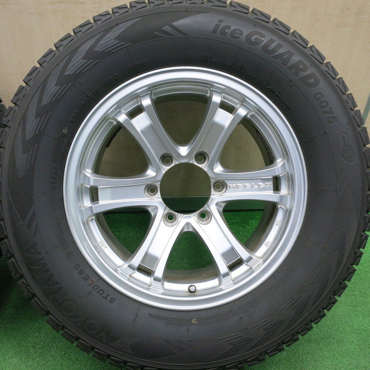 キレイ☆スタッドレス KEELER 265/65R17 ヨコハマ アイスガード G075 