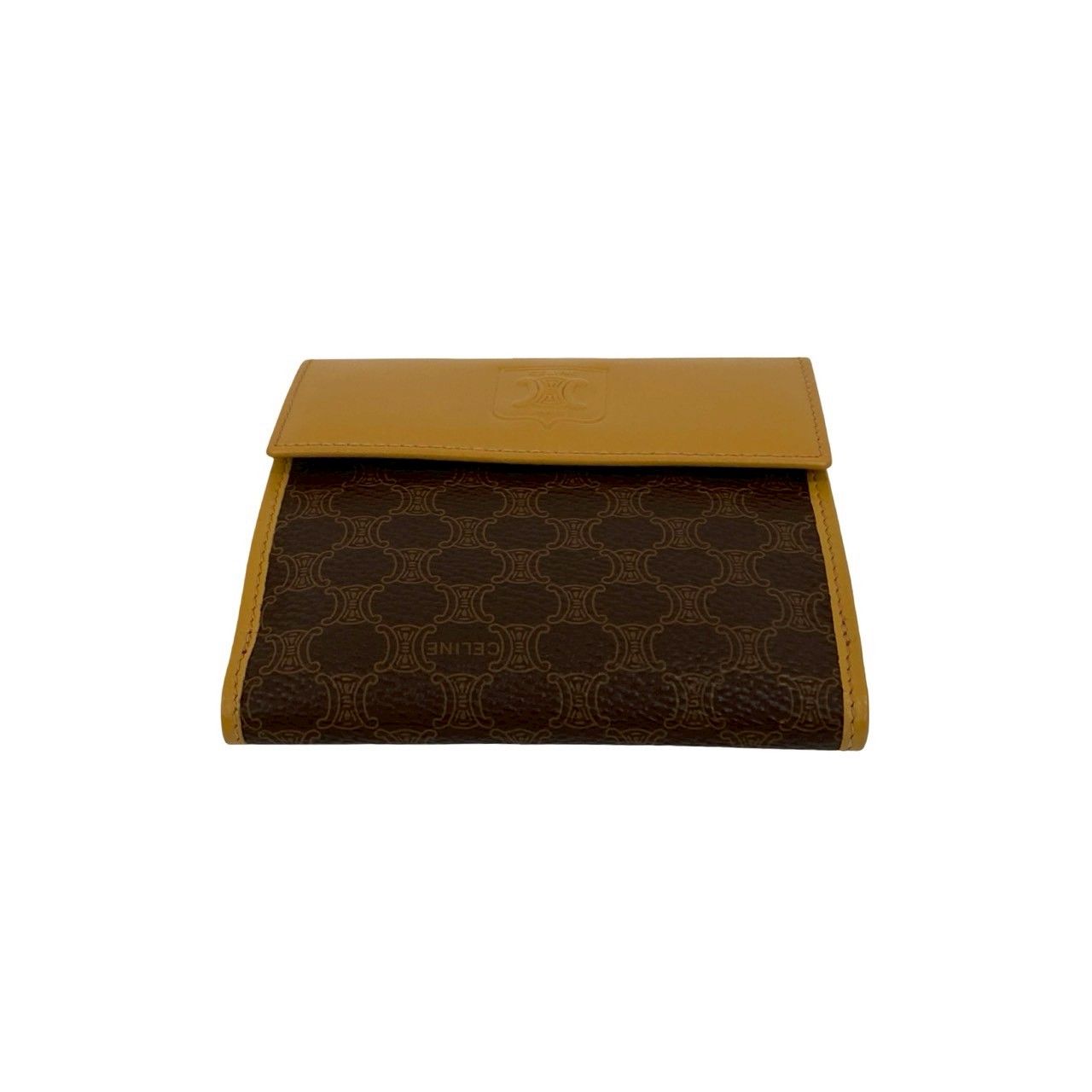 極 美品 箱付 CELINE セリーヌ ヴィンテージ マカダム ブラゾン