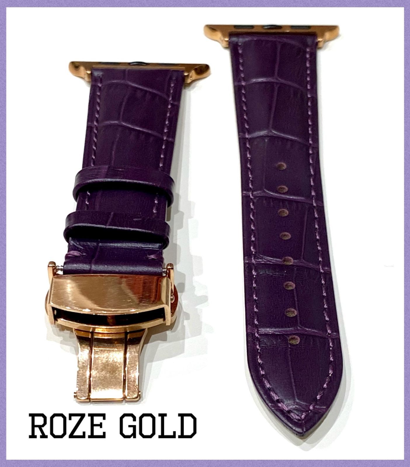 アップルウォッチDカスタムベルト Apple Watchレザーバンド バンド