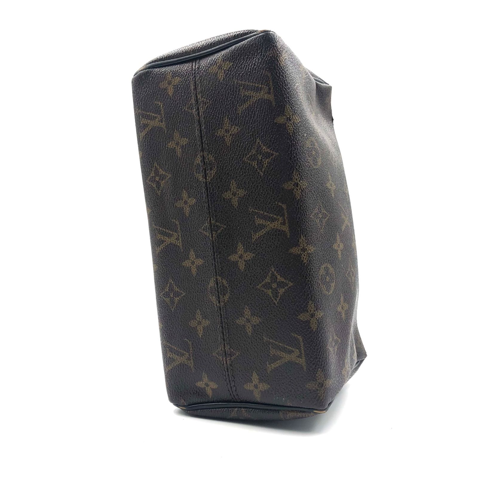 □超希少□鑑定済み□LOUIS VUITTON ルイヴィトン モノグラムマカサー トゥルーストワレット セカンドバッグ ポーチ M40308  PVC×レザー ブラック×ブラウン フランス製 刻印あり - メルカリ