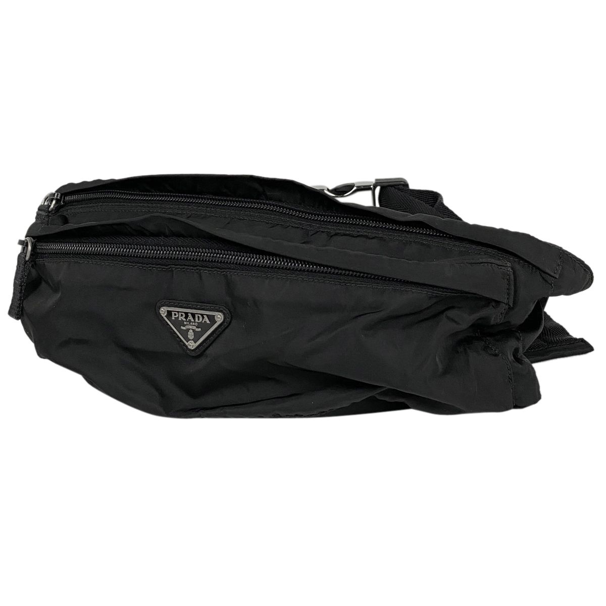 プラダ PRADA ロゴプレート ウエストバッグ ウエストポーチ ボディ  
