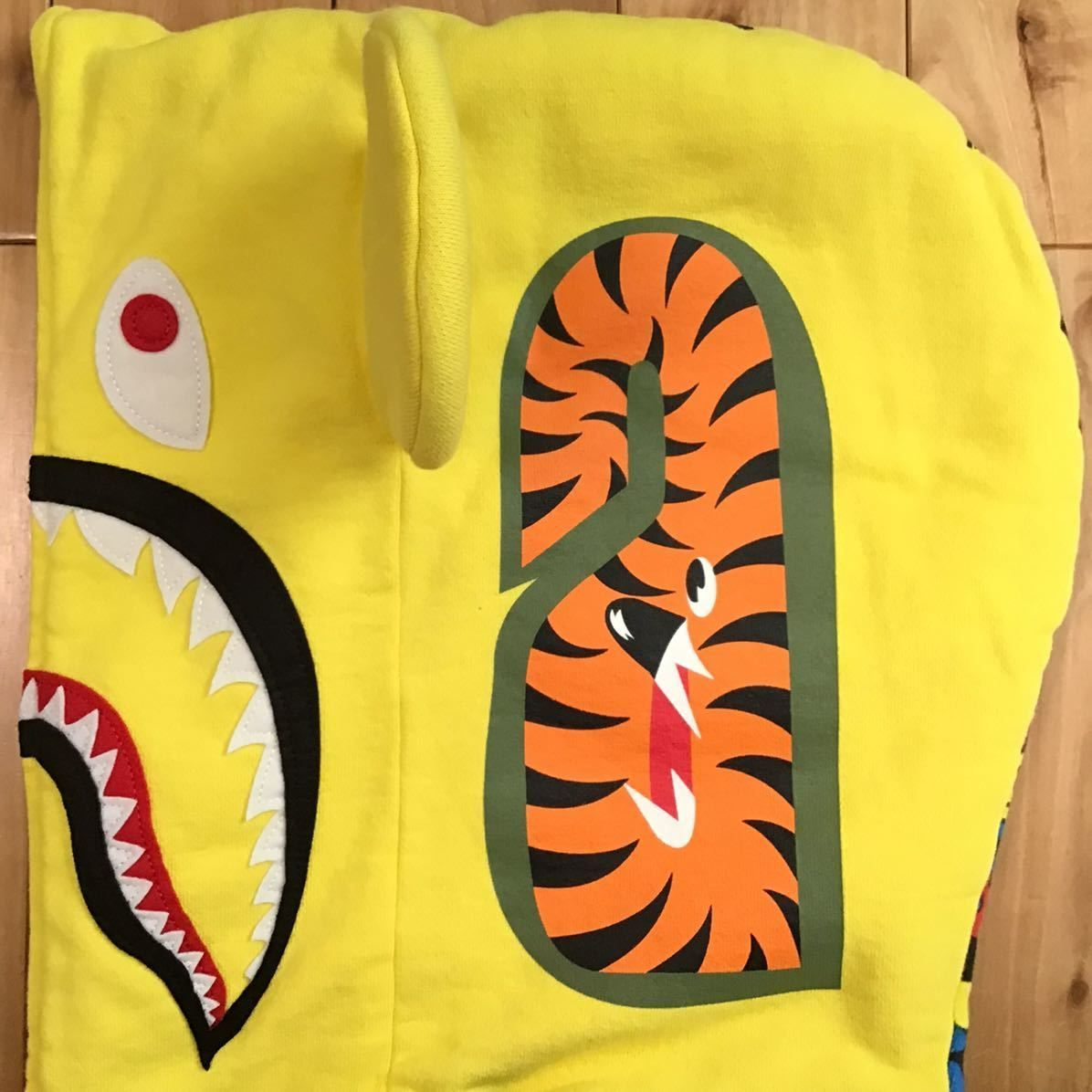 ☆XL☆ BE@R シャーク パーカー shark full zip hoodie a bathing ape 