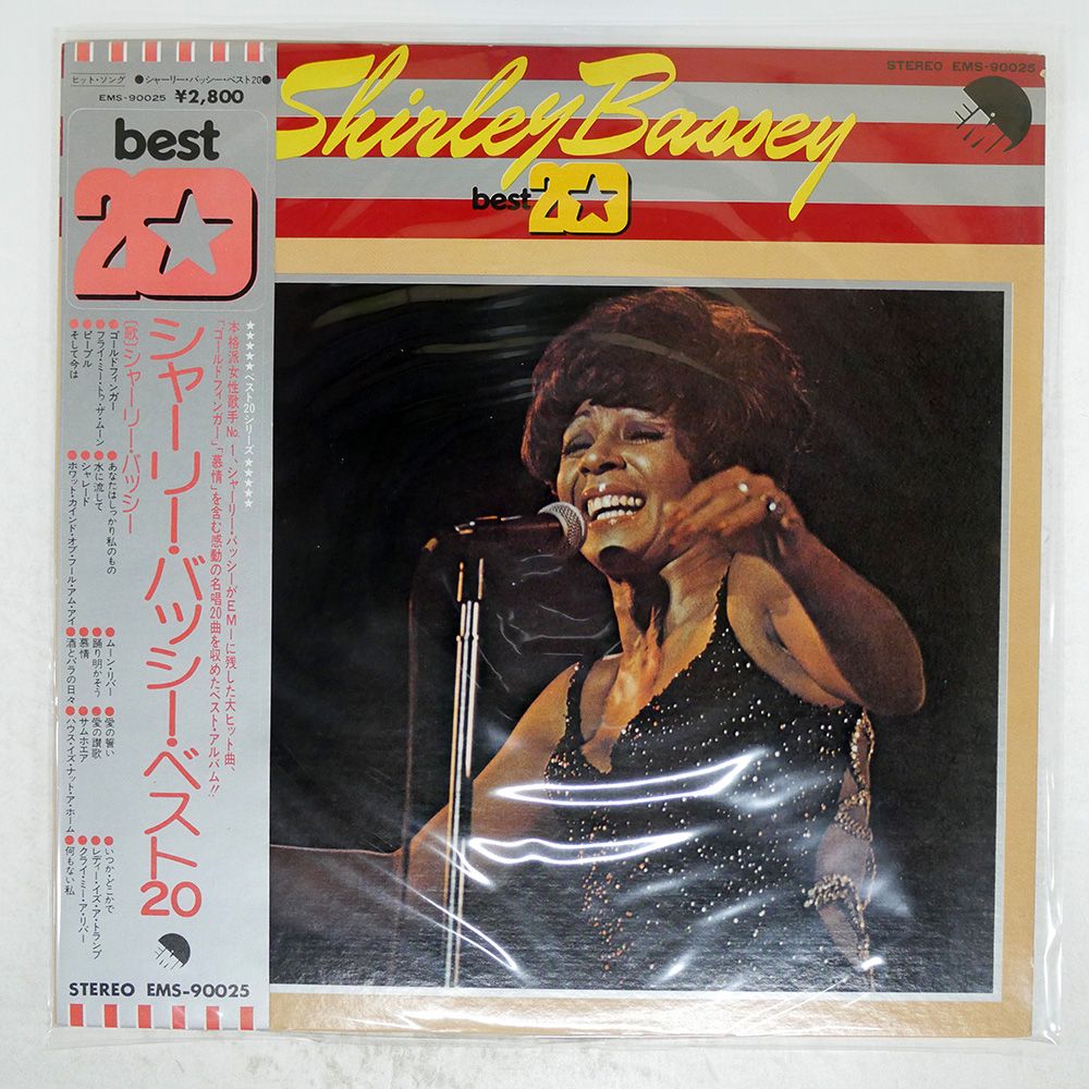 帯付き 国内盤 SHIRLEY BASSEY/BEST 20/EMI EMS90025 LP - メルカリ