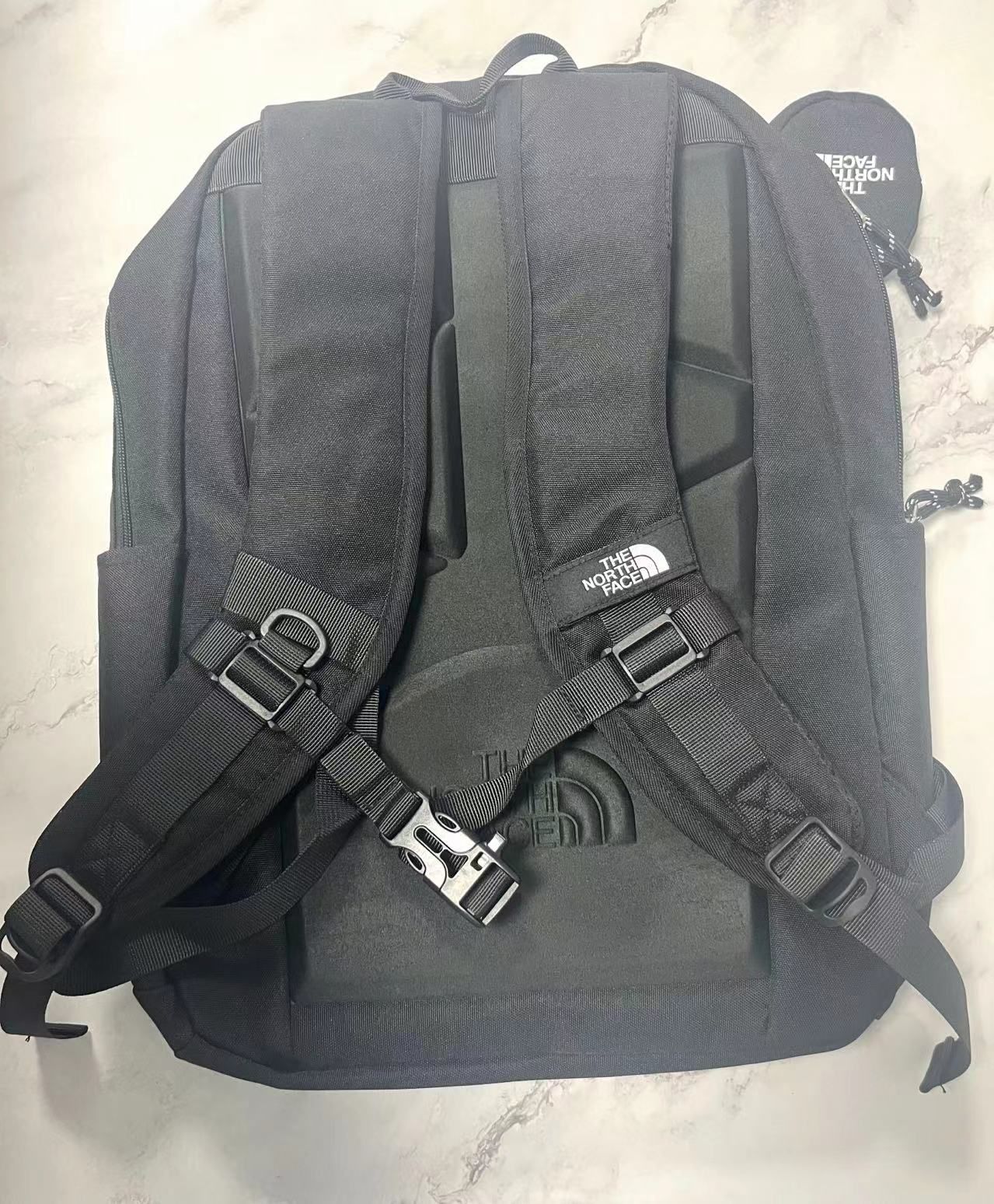 全新品 ノースフェイス リュック 通学 30L THE NORTH FACE SUPER PACK ザ・ノースフェイス バック リュック ポーチ付き バックパック メンズ レディース ブラック