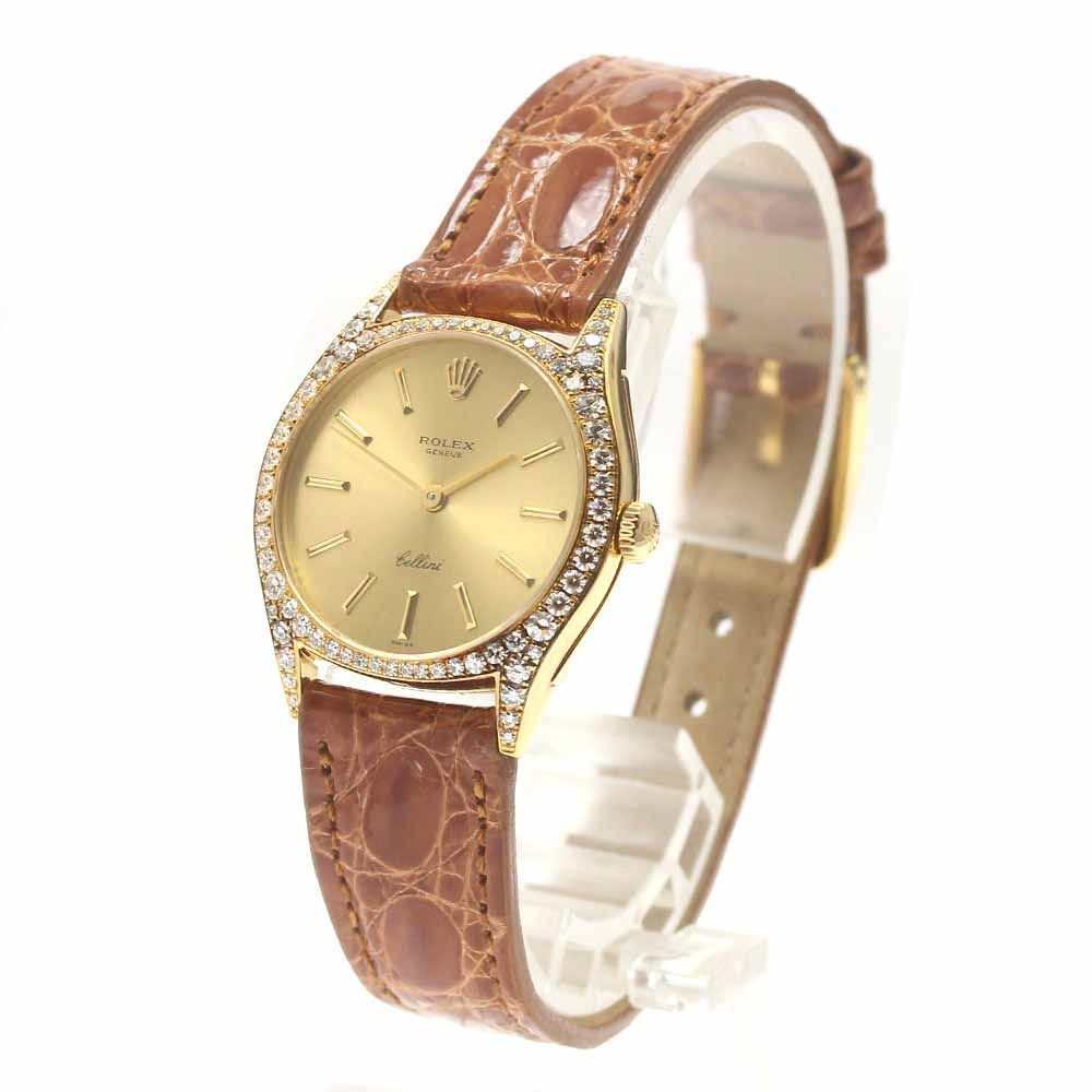 ロレックス ROLEX 3800 チェリーニ K18YG Cal.1601 アフター