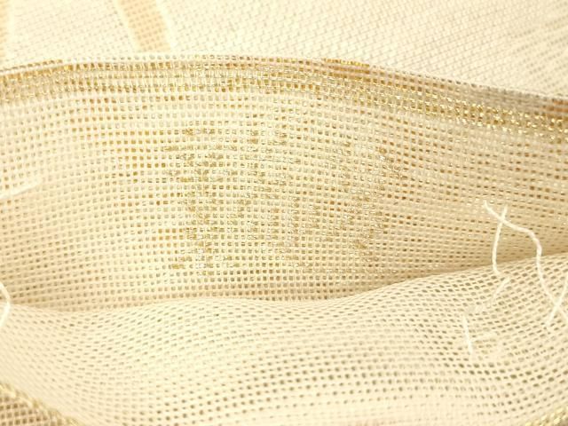 期間限定お値下げ蔦紋 染めを極めた格別な洒落袋帯 正絹 逸品 平和屋着物＊夏物 織物一筋名門 織悦 全通柄 本袋帯 蔦の葉文 金