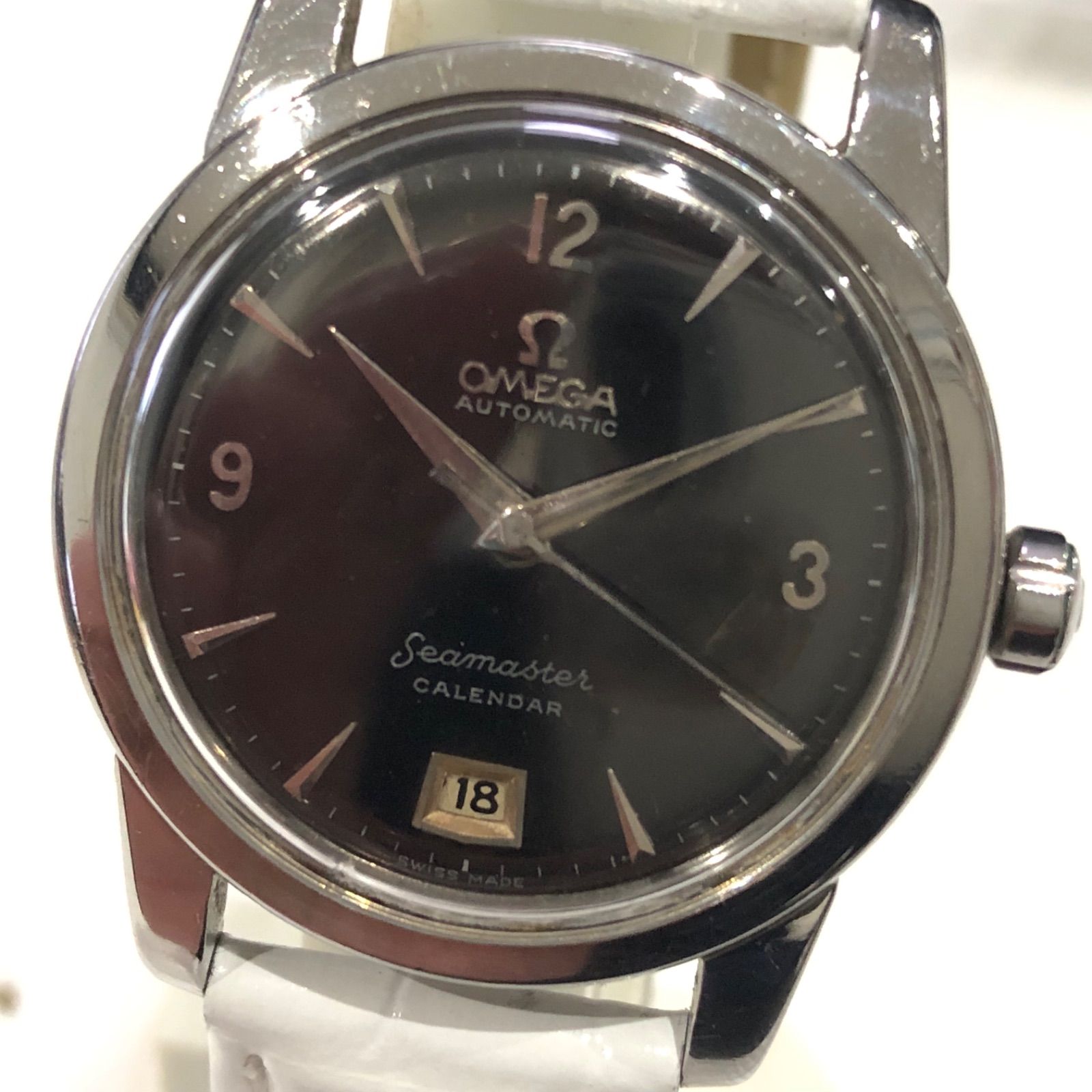 OMEGA オメガ 2757-3SC シーマスター メンズ腕時計ハーフローター本体のみ - 腕時計(アナログ)