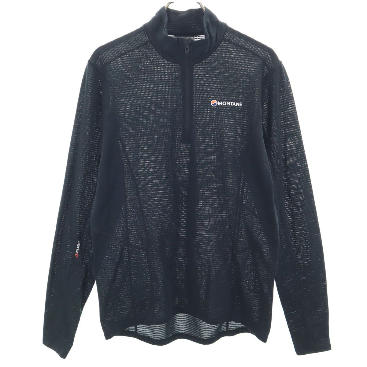 MONTANE モンテイン 長袖 ハーフジップ ウェア S ブラック