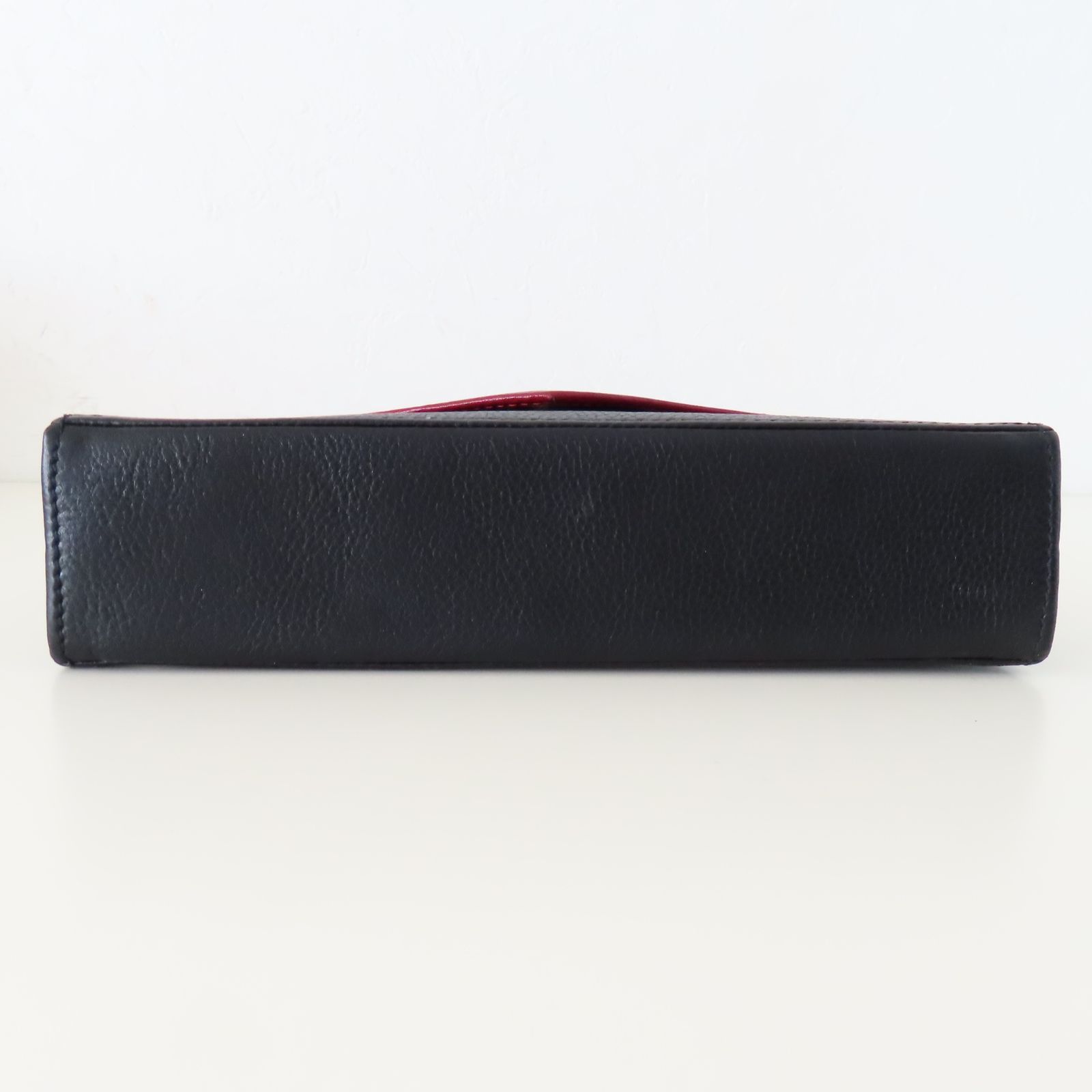 M08 LONGCHAMP ロンシャン フラップ レザーショルダーバッグ 替え  