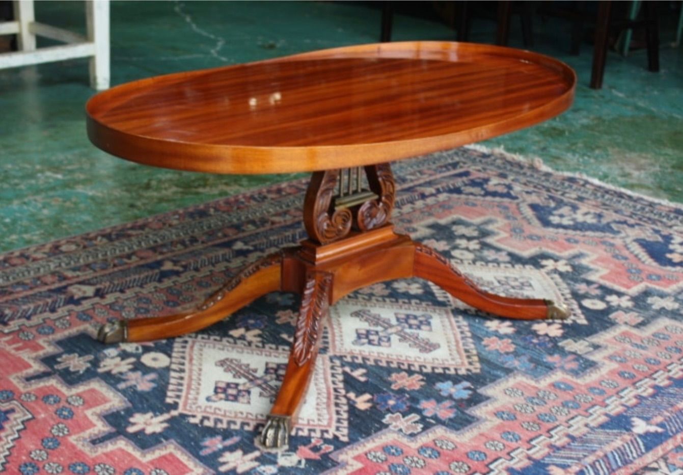 イギリス アンティーク 家具 ドローリーフテーブル ダイニング 英国