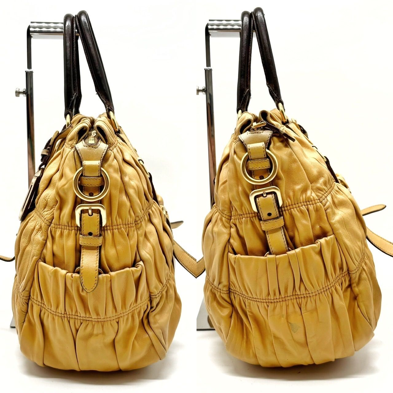 コレクション ✨格安✨ PRADA プラダ 2way ギャザー ショルダーバッグ