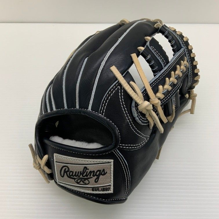 硬式用Rawlings The Gold Glove ブラックグローブ　中古 中古品 ローリングス Rawlings Gold Glove 硬式 内野手用