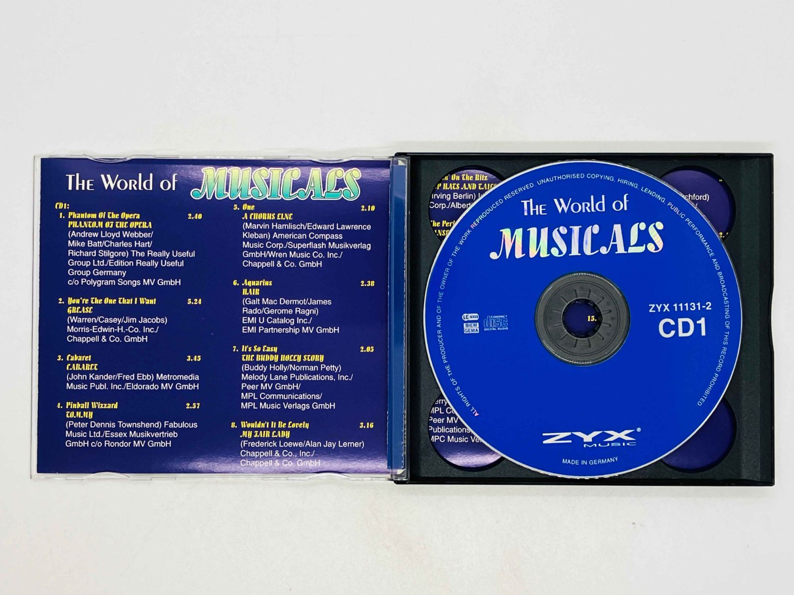 2CD the world of musicals / Pinball Wizzard / ZYX 11131-2 X42
