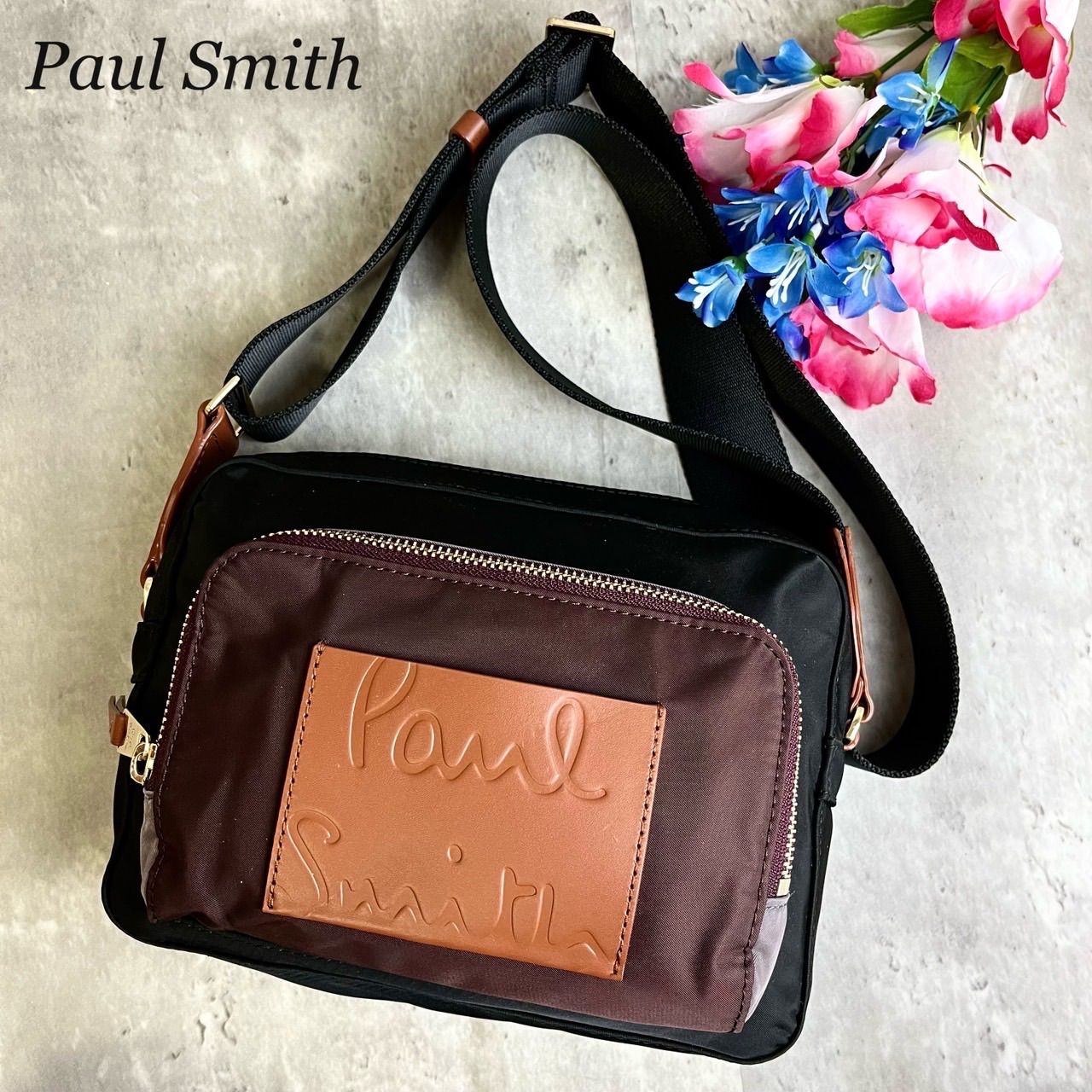 ✨良品✨paul smith ポールスミス ショルダーバッグ トートバッグ ロゴ 