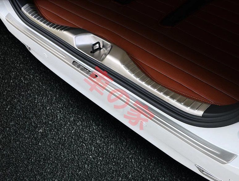 アルファード ベルファイア 30系 ステンレス リア バンパー カバー 内外置2Ｐ