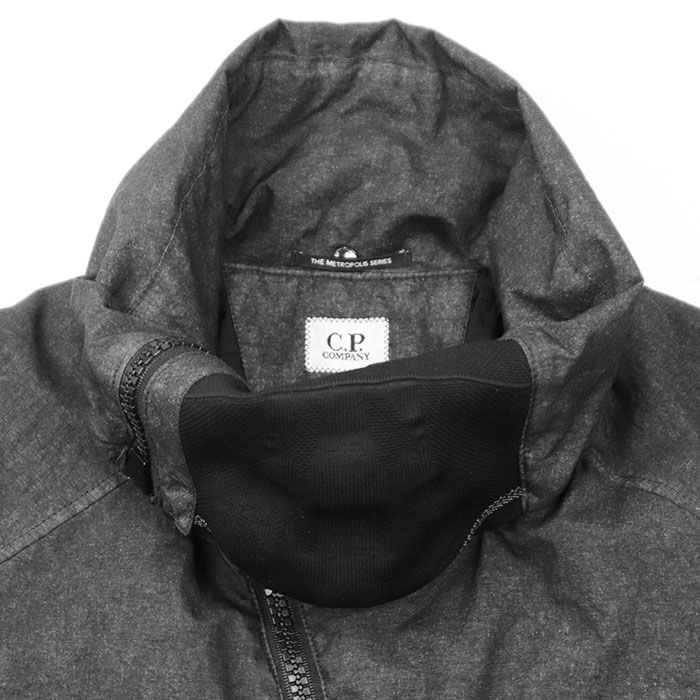 C.p. Company シーピーカンパニー THE METLOPOLIS SERIES Co.TeD メトロポリスジャケット ガーメントダイ ガーメント バラクラバ ミリタリー 5ポケット ナイロン メンズ 50 チャコール ルーマニア製