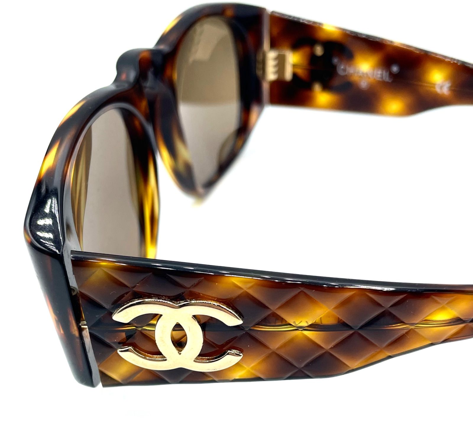 鑑定済み】正規品 CHANEL シャネル サングラス 01450 91235