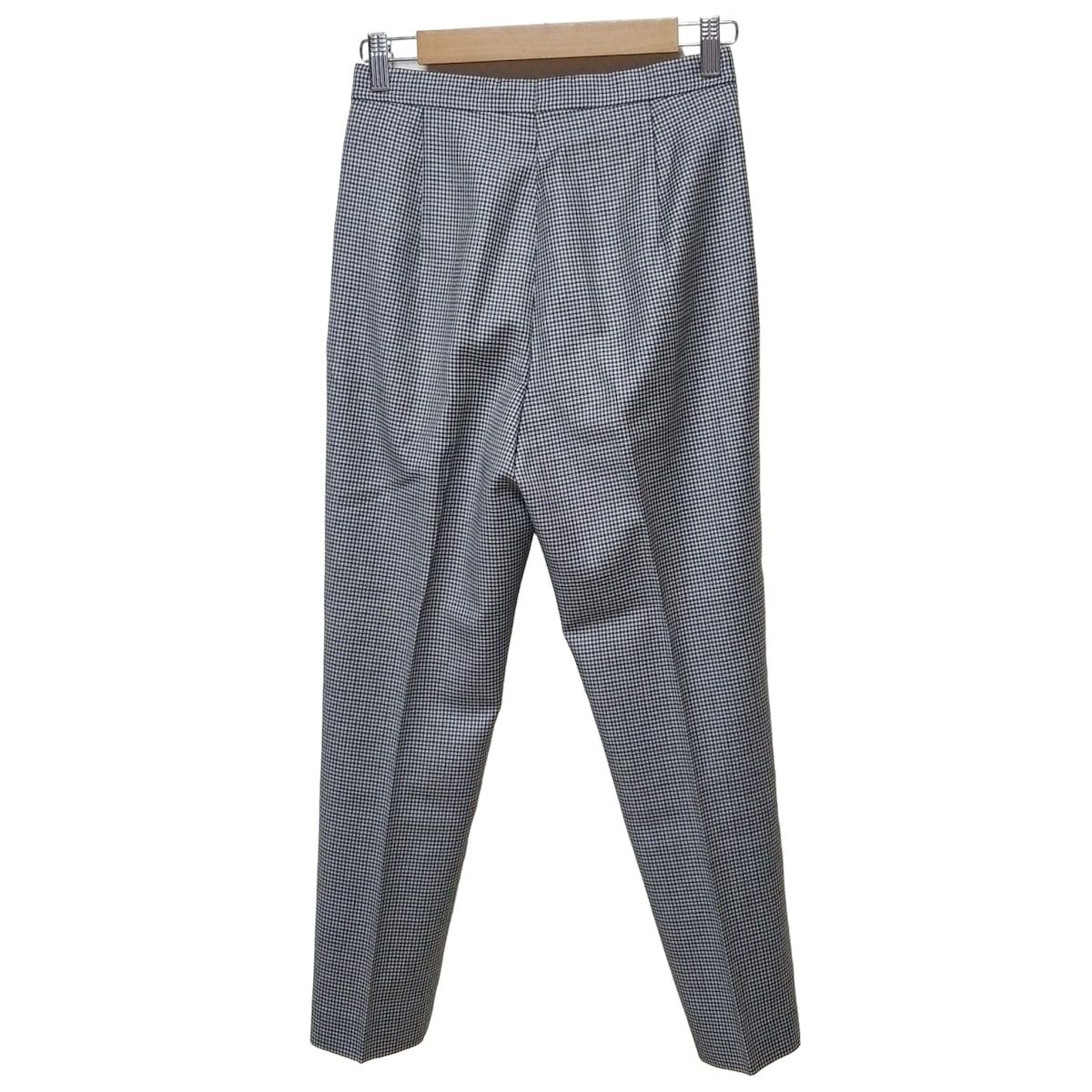 Drawer(ドゥロワー) パンツ サイズ36 S レディース - 白×黒×ブラウン