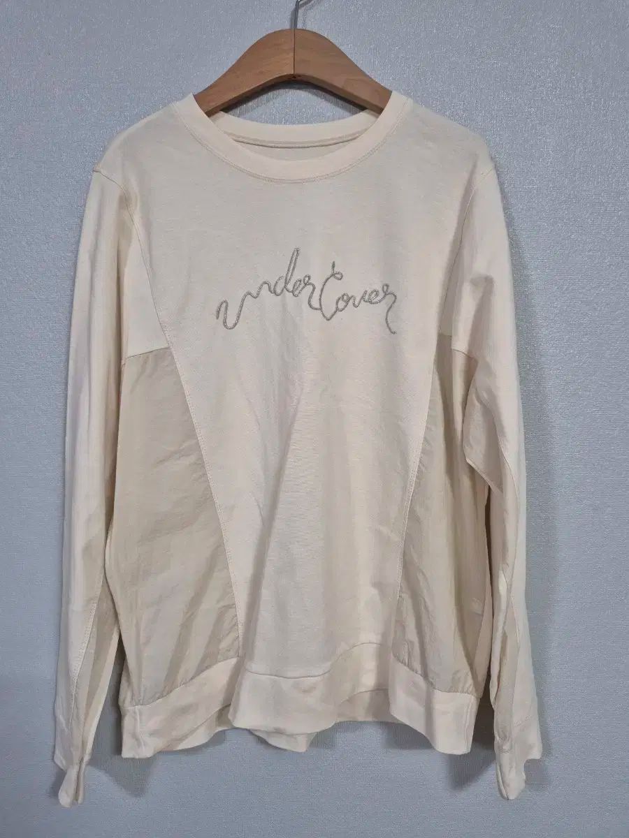 H✨UNDERCOVER アンダーカバー silkシルク混カットソー長袖 UNDERCOVER(アンダーカバー) Undercover ナイロン配色 クルー