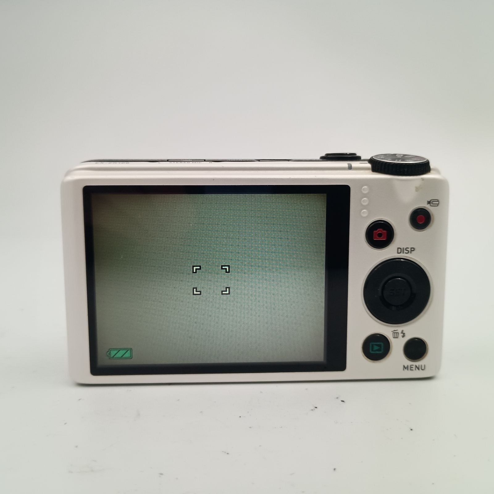 CASIO EX-ZR100 ホワイト【動作確認済】　付属品付き Casio EXILIM EX-ZR100 White Compact Dijital Camera