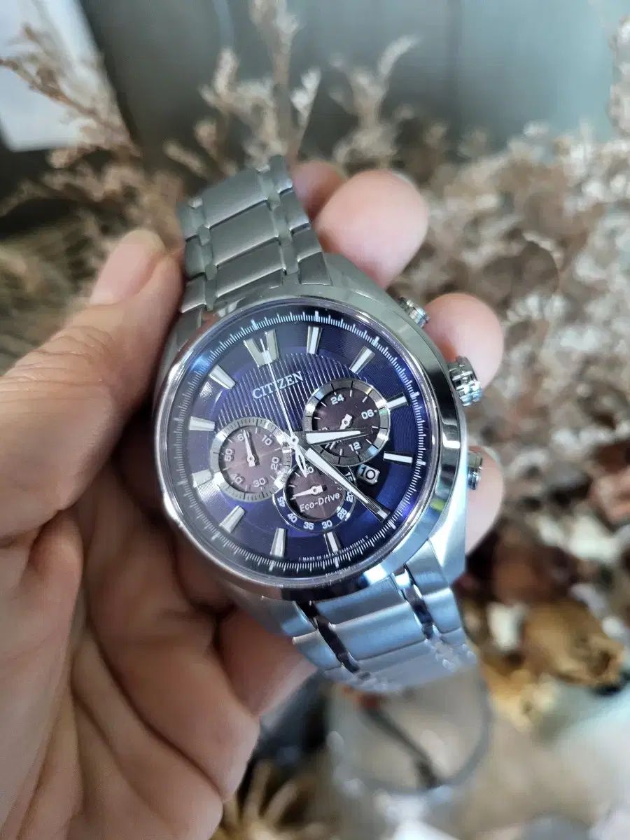 シチズン ザ・シチズン エコ・ドライブ メンズ 腕時計 AQ4080-52L シチズン) 市民 エコドライブ メタル 時計 メンズ チタン d