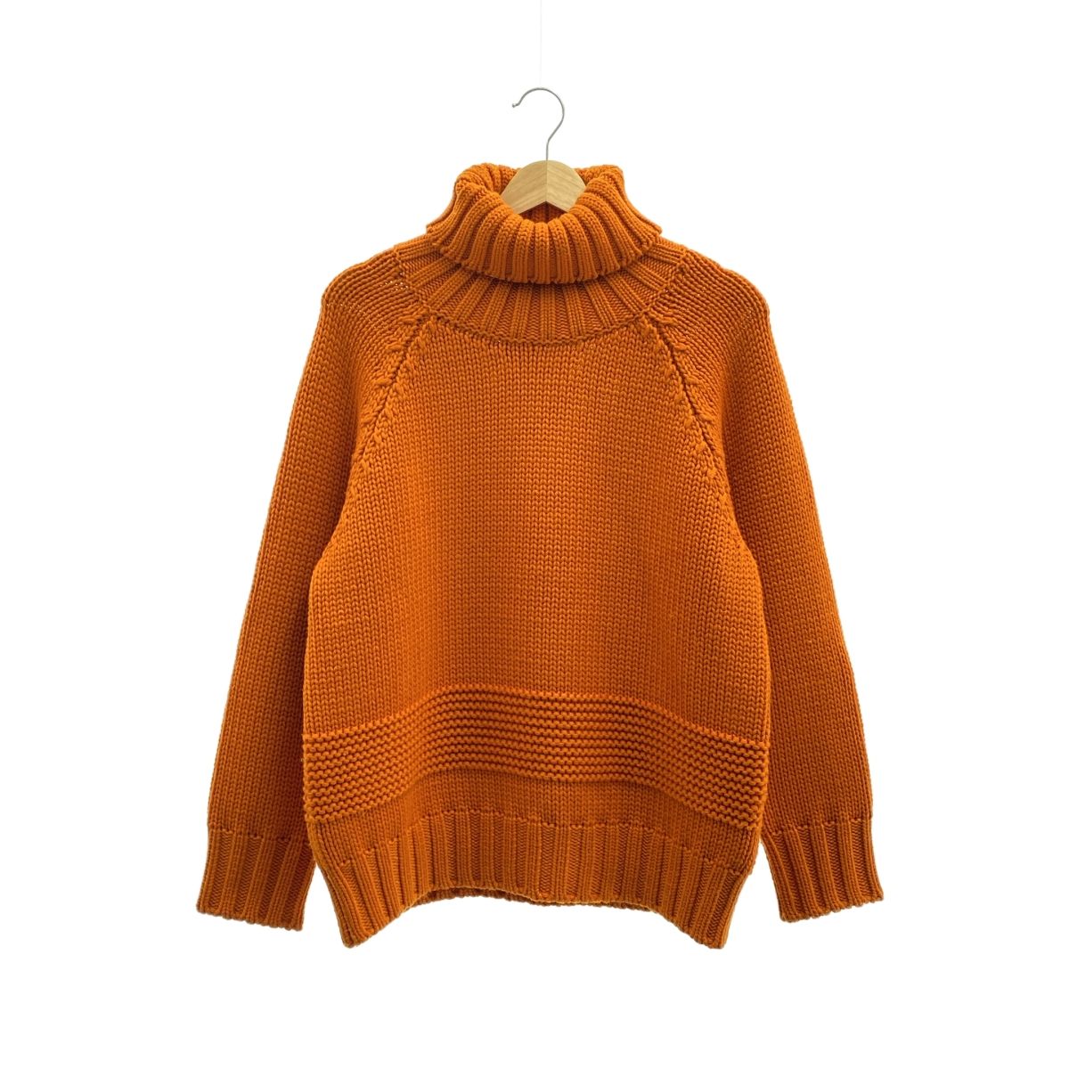 DSQUARED2 | ディースクエアード | 2025AW | ウール ローゲージ タートルネック オーバーサイズ ニット | XS | オレンジ | レディース