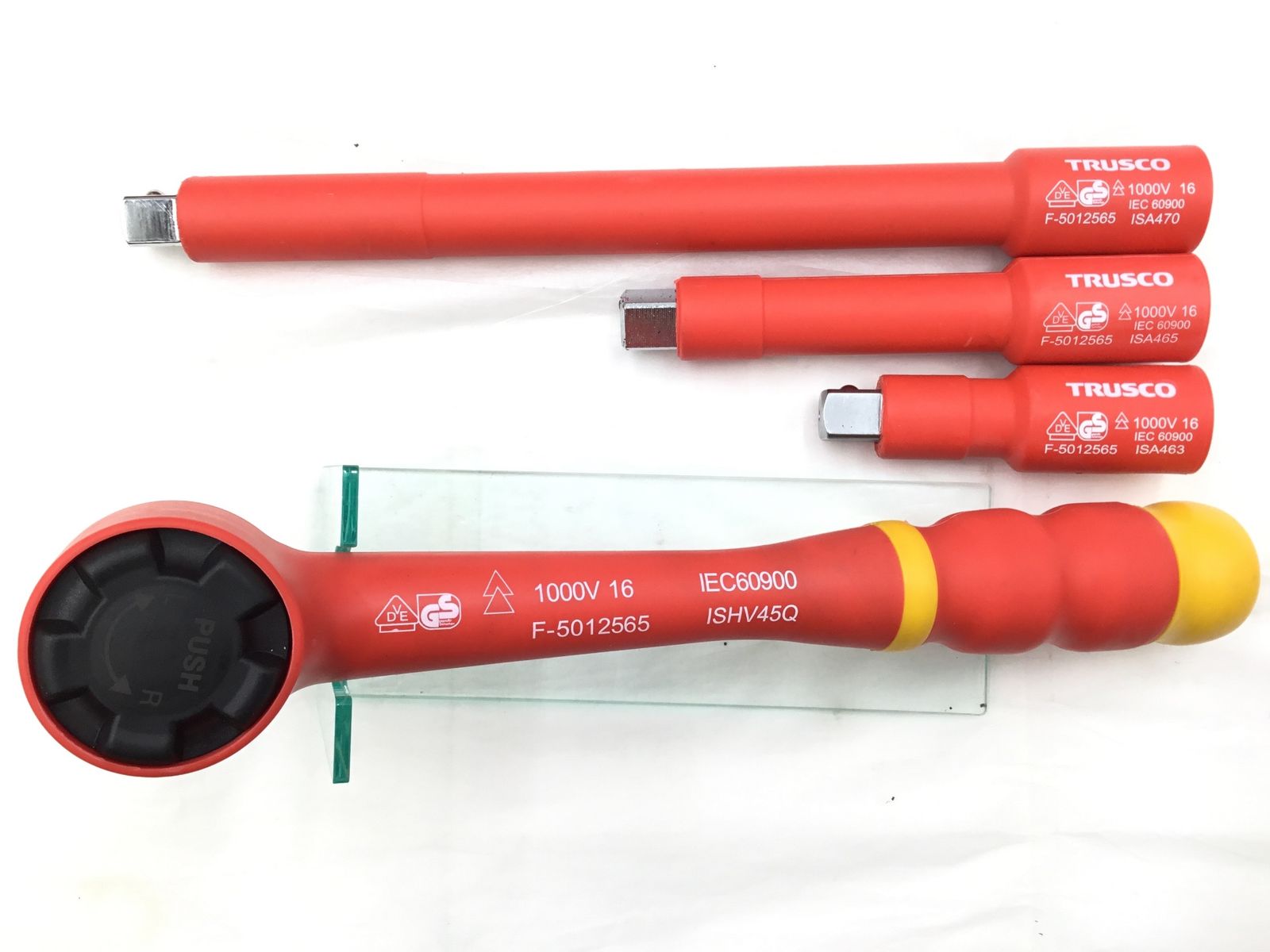 品 TRUSCO トラスコ 絶縁ソケットレンチセット 6角タイプ 差込角9.5mm TZSW3-19S ITHFUOT1SWMT エコツール半田店 M02