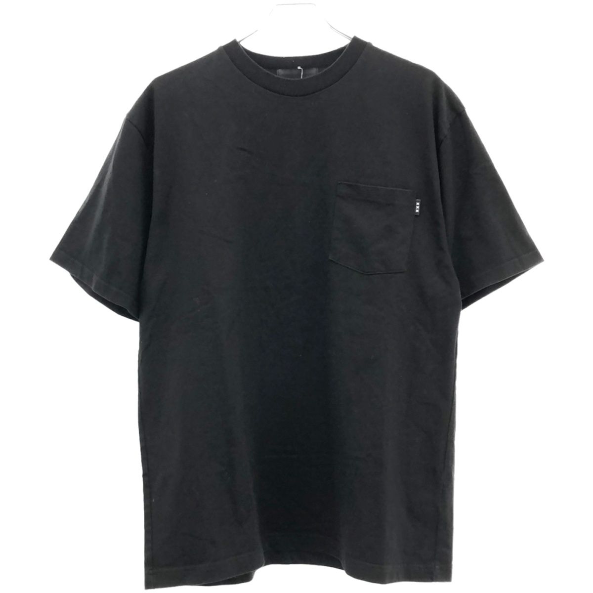 GOD SELECTION XXX ゴッド セレクション トリプルエックス クルーネックポケットTシャツ  ブラック L