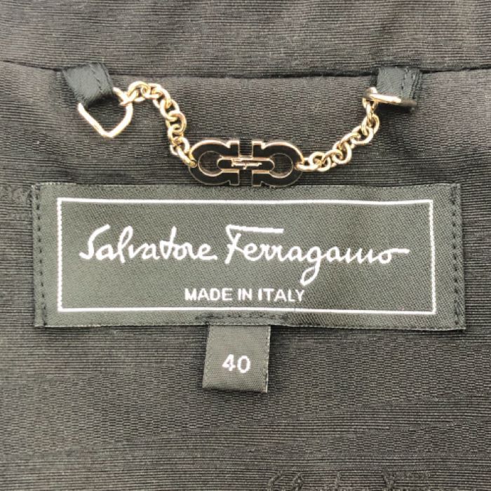 フェラガモ Salvatore Ferragamo ロングコート ベルト付き サイズ40 ...