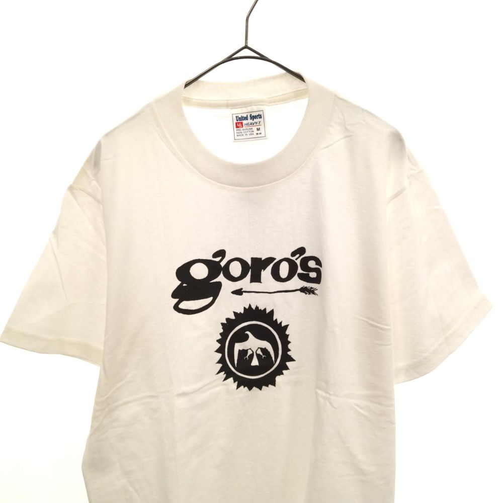 低価新品goro\'s ゴローズ ゴローズTシャツ ホワイト Mサイズ Tシャツ/カットソー(半袖/袖なし)