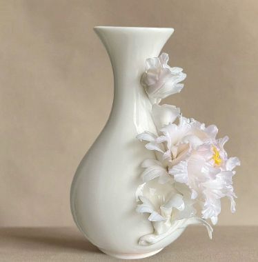 中サイズ 立体花モチーフ
