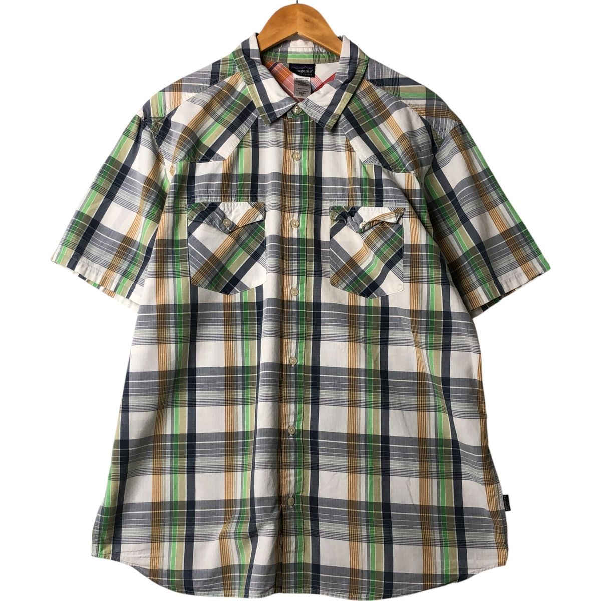 古着 パタゴニア Patagonia ORGANIC COTTON オーガニックコットン 53235FA17 長袖 コットンチェックシャツ レディースXS相当 /eaa533425 古着 パタゴニア Patagonia ORGANIC COTTON オーガニック