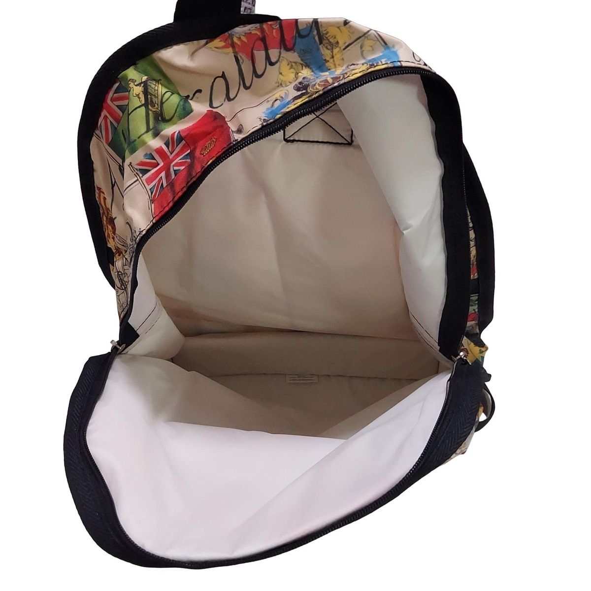 - ベージュ×パープル×マルチ