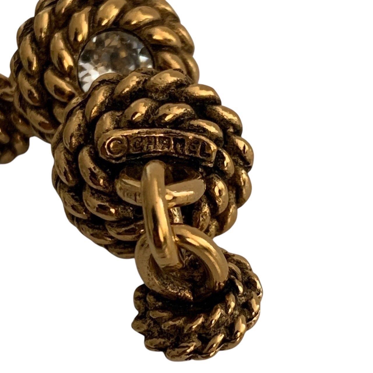 CHANEL シャネル カフスボタン Pre-Owned 1970s ゴールド ライン